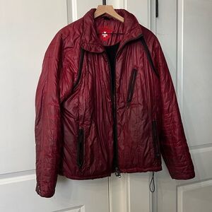 Wellensteyn red zip up jacket size xl mens